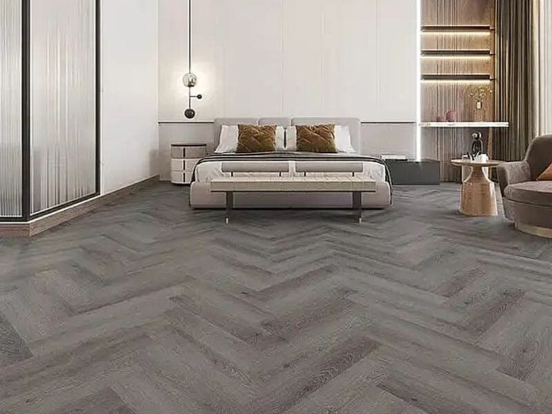 Hickory Grey Oak Herringbone 5.2mm SPC Click