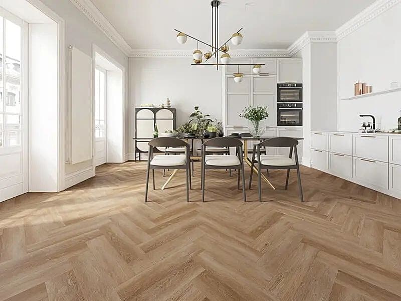 Brown Ash Oak Herringbone 5.2mm SPC Click